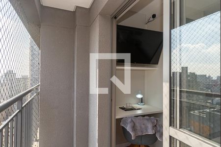 Varanda do Quarto de kitnet/studio à venda com 1 quarto, 22m² em República, São Paulo