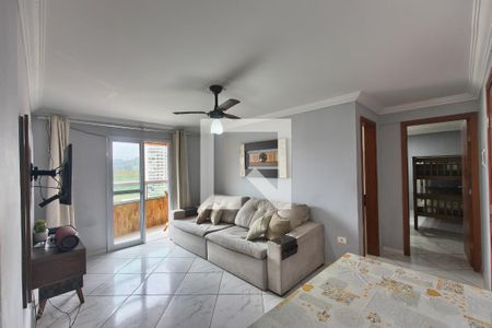 Sala de apartamento para alugar com 1 quarto, 63m² em Canto do Forte, Praia Grande