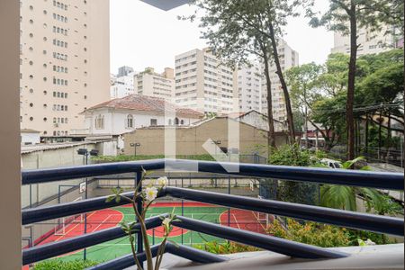 Varanda da Sala de apartamento à venda com 3 quartos, 80m² em Jardim Paulista, São Paulo