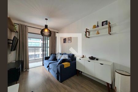 Sala de apartamento para alugar com 1 quarto, 49m² em Indianópolis, São Paulo