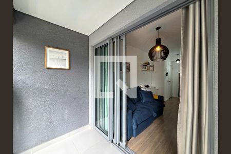 Varanda da Sala de apartamento para alugar com 1 quarto, 49m² em Indianópolis, São Paulo