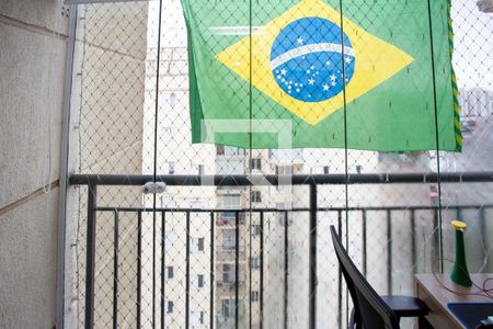 Varanda da Sala de apartamento à venda com 2 quartos, 47m² em Centro, Diadema