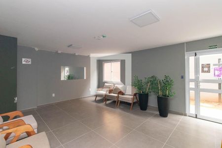 Hall social de kitnet/studio para alugar com 1 quarto, 34m² em Vila Nilo, São Paulo