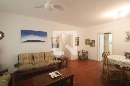 Sala de apartamento para alugar com 3 quartos, 120m² em Vila Maia, Guarujá