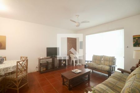 Sala de apartamento para alugar com 3 quartos, 120m² em Vila Maia, Guarujá