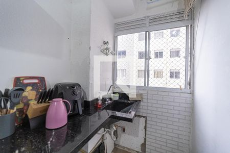 Cozinha e Área de Serviço de apartamento à venda com 2 quartos, 41m² em Jardim Belem, São Paulo