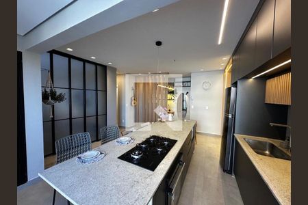 Cozinha de apartamento à venda com 2 quartos, 77m² em Swiss Park, Campinas