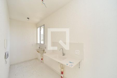 Cozinha e Área de serviço de apartamento para alugar com 2 quartos, 42m² em Santa Rosa de Lima, Porto Alegre