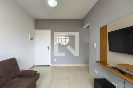 Sala de apartamento para alugar com 1 quarto, 45m² em Guilhermina, Praia Grande