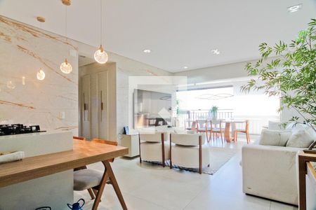 Sala de apartamento à venda com 3 quartos, 105m² em Parada Inglesa, São Paulo
