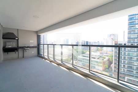 Sacada da Sala/Cozinha de apartamento à venda com 3 quartos, 141m² em Vila Mariana, São Paulo