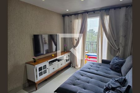 Sala de apartamento à venda com 3 quartos, 79m² em Chácara Agrindus, Taboão da Serra