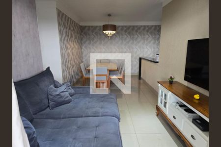 Sala de apartamento à venda com 3 quartos, 79m² em Chácara Agrindus, Taboão da Serra