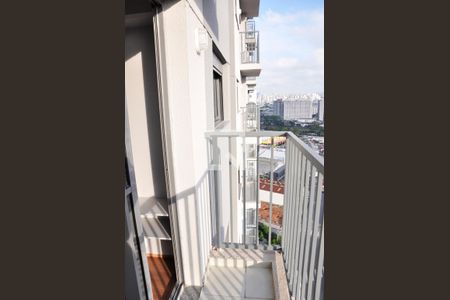 Detalhe - Varanda da Sala de apartamento para alugar com 2 quartos, 41m² em Vila Albertina, São Paulo