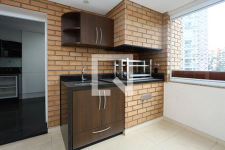 Varanda da Sala de apartamento para alugar com 3 quartos, 163m² em Vila Andrade, São Paulo