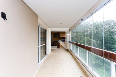 Varanda da Sala de apartamento para alugar com 3 quartos, 163m² em Vila Andrade, São Paulo