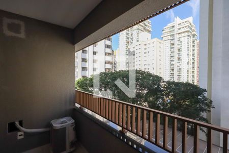 Varanda de kitnet/studio para alugar com 1 quarto, 27m² em Campo Belo, São Paulo