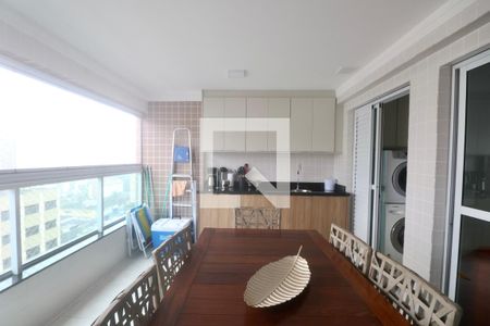 Varanda de apartamento para alugar com 3 quartos, 89m² em Vila Alzira, Guarujá