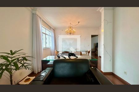 Sala  de apartamento à venda com 4 quartos, 380m² em São Pedro, Belo Horizonte