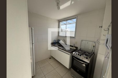Cozinha de apartamento à venda com 3 quartos, 80m² em Santo Andre, Belo Horizonte