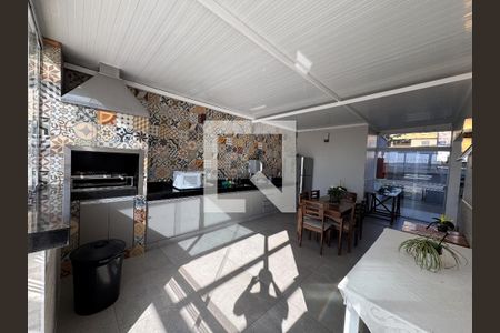 Cozinha de apartamento à venda com 3 quartos, 80m² em Santo Andre, Belo Horizonte