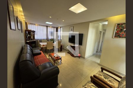Sala de apartamento à venda com 3 quartos, 80m² em Santo Andre, Belo Horizonte