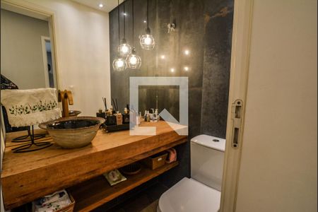 Lavabo de apartamento à venda com 4 quartos, 184m² em Campestre, Santo André