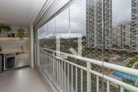 Varanda da Sala de apartamento à venda com 3 quartos, 136m² em Barra Funda, São Paulo