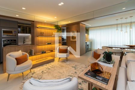 Sala de apartamento à venda com 3 quartos, 136m² em Barra Funda, São Paulo