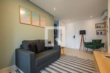 Sala/Cozinha de apartamento para alugar com 2 quartos, 59m² em Jardins, São Paulo