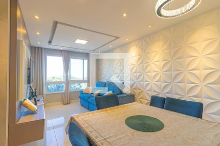 Sala de apartamento à venda com 2 quartos, 76m² em Marechal Rondon, Canoas