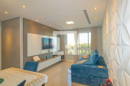 Sala de apartamento à venda com 2 quartos, 76m² em Marechal Rondon, Canoas
