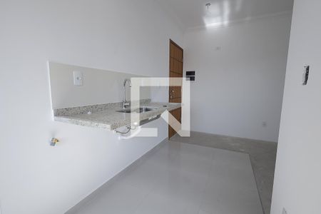 Cozinha de apartamento à venda com 2 quartos, 54m² em Vila Pires, Santo André