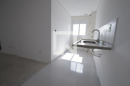 Cozinha de apartamento à venda com 2 quartos, 54m² em Vila Pires, Santo André