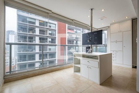Sala/Cozinha de apartamento para alugar com 2 quartos, 64m² em Sumaré, São Paulo