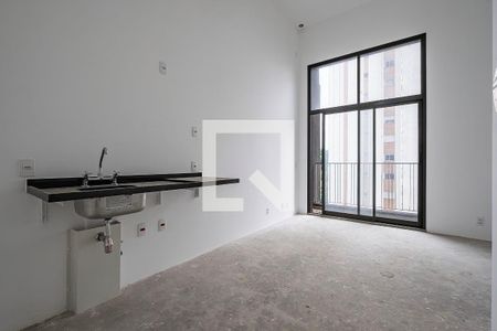 Sala/Cozinha de kitnet/studio à venda com 1 quarto, 40m² em Pinheiros, São Paulo