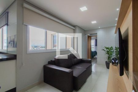 Sala de apartamento para alugar com 2 quartos, 122m² em Vila Dirce, Mauá