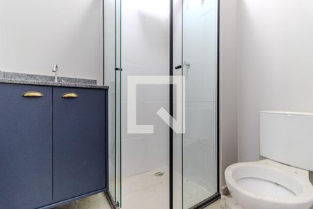 Banheiro de kitnet/studio para alugar com 1 quarto, 20m² em Campos Elíseos, São Paulo