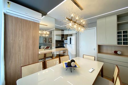 Sala de jantar de apartamento à venda com 2 quartos, 54m² em Liberdade, Belo Horizonte