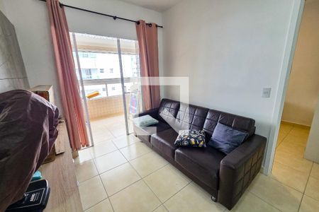 Sala de apartamento para alugar com 1 quarto, 45m² em Aviação, Praia Grande