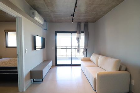 Sala/cozinha de apartamento para alugar com 1 quarto, 44m² em Jardim Antartica, Ribeirão Preto
