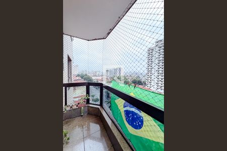 Varanda da Sala de apartamento à venda com 4 quartos, 191m² em Ipiranga, São Paulo