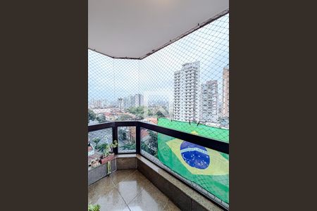 Varanda da Sala de apartamento à venda com 4 quartos, 191m² em Ipiranga, São Paulo