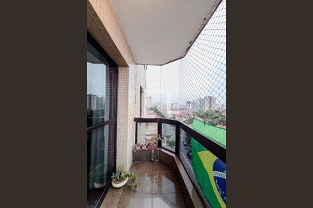 Varanda da Sala de apartamento à venda com 4 quartos, 191m² em Ipiranga, São Paulo