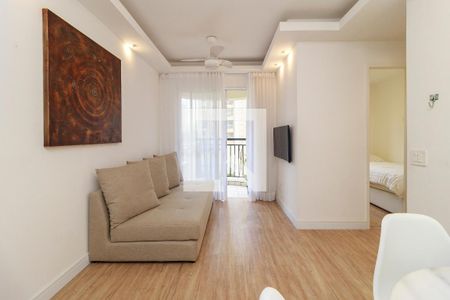 Sala de apartamento à venda com 2 quartos, 45m² em Campo Belo, São Paulo