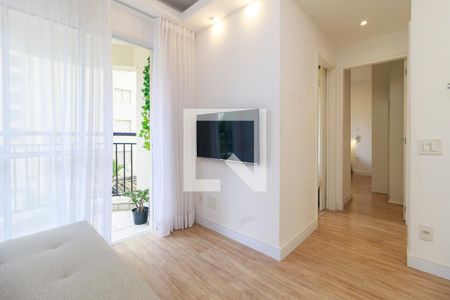 Sala de apartamento à venda com 2 quartos, 45m² em Campo Belo, São Paulo