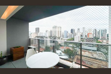 Varanda de kitnet/studio para alugar com 1 quarto, 41m² em Cidade Monções, São Paulo