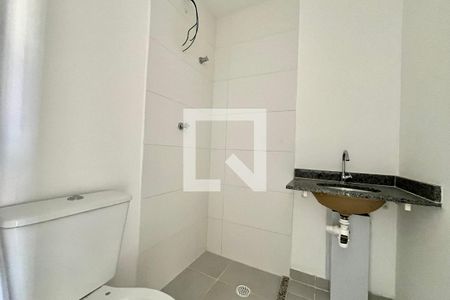 Banheiro de kitnet/studio à venda com 1 quarto, 20m² em Vila Clementino, São Paulo