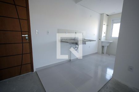 Cozinha de apartamento à venda com 2 quartos, 54m² em Vila Pires, Santo André