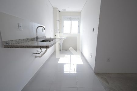 Cozinha de apartamento à venda com 2 quartos, 54m² em Vila Pires, Santo André